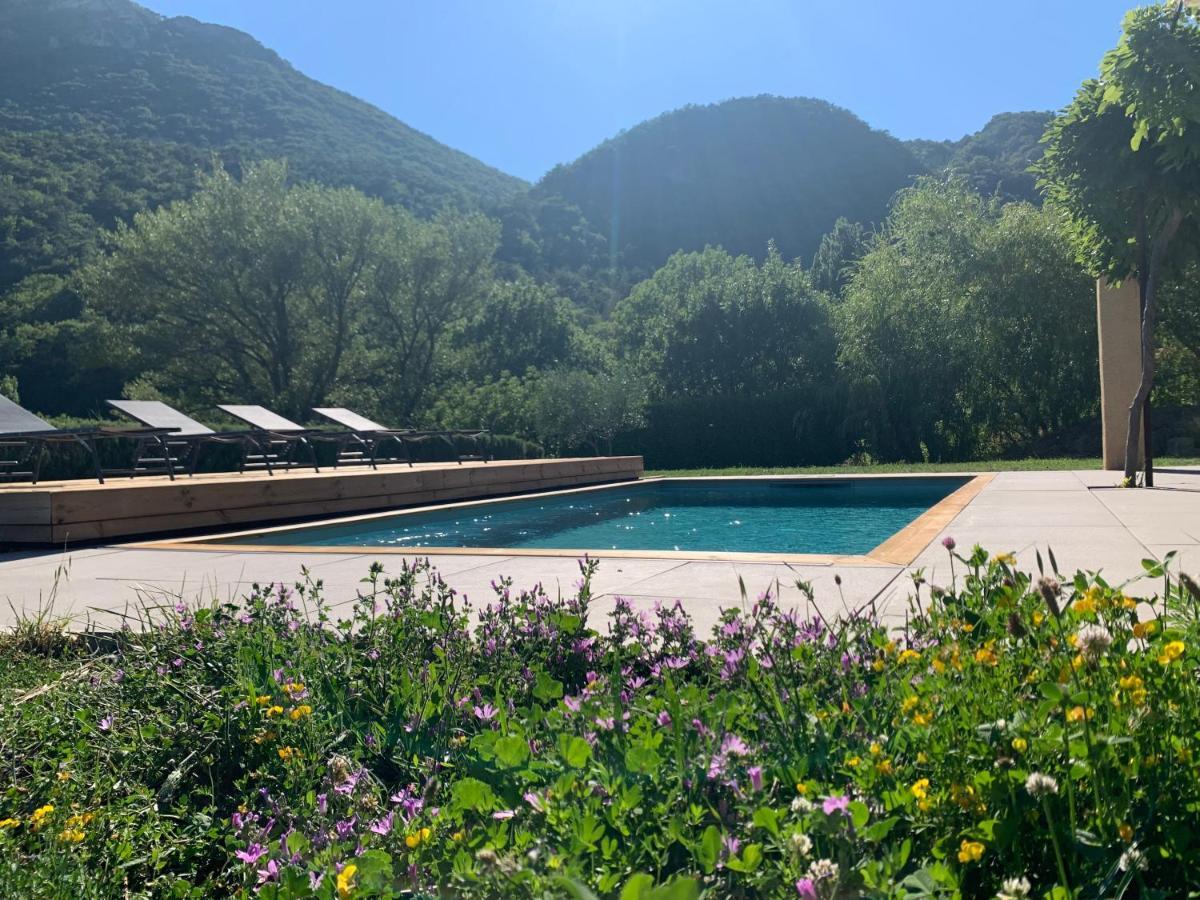 Estive Des Angelettes Piscine Chauffee Sauna Saint-Ferréol-Trente 外观 照片