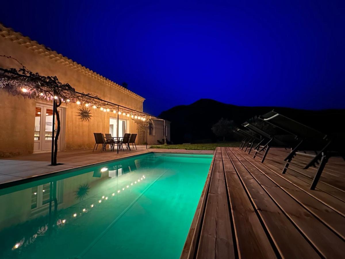 Estive Des Angelettes Piscine Chauffee Sauna Saint-Ferréol-Trente 外观 照片